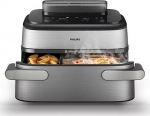 Philips NA565/02 Airfryer Dual Basket auruga kuuma&otilde;hufrit&uuml;&uuml;r, 9.5 l