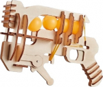 Extra Digital Wooden Assembly Kit Ping Pong Ball Gun