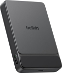 BELKIN ULTRACHRG PRO SLIM MAGN PWRBANK, BLACK METAL / 10000MAH W/ DSPL