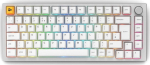 Glorious Gaming Glorious GMMK Pro mechanical keyboard, 75% - Pre-built, ISO UK-Layout - wei&szlig;