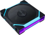 Lian Li UNI FAN SL FLEX Wireless PWM Fan, ARGB, Infinity Mirror - Reverse Blade, 120mm, Black
