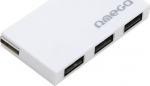 HUB USB Omega 4x USB-A (OUH24BBW)