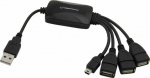 ESP Guitar Company HUB USB Esperanza 1x microUSB + 3x USB-A 2.0 (EA-158)
