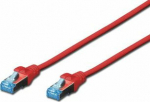 Digitus Patchcord CAT5e SF-UTP, 1m, czerwony (DK-1531-010/R)