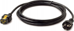 APC power cord grounded 230V 3m long, lockable, 16A, black, schuko-IEC320 C19