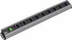 Bachmann power strip - Wechselstrom 230 V - 1-phasig - Eingabe, Eingang power CEE 7/7 - output terminals: 9 (power CEE 7/3)