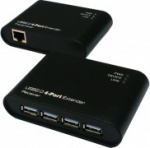 Exsys EX-1445 - Network stations & - recipient - 50 m - Cat5 - Cat6 - Schwarz - CE - FCC - 0 - 55 &deg;C