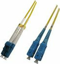 MicroConnect LC/UPC-SC/UPC 2m OS2 Fibre, Patch Cable SM Duplex LSZH