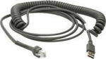ZEBRA CABLE - SHIELDED USB SERIES A, CONNECTOR 9FT.(2.8M) COILED
