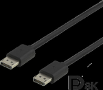 Deltaco DisplayPort 1.4 ha ha, 3m Svart