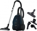 Electrolux PD82-4ST SILENCE niebieski - Moc [W]: 500 | The radius of action [m]: 12 | Bag capacity [l]: 3.5 | Noise level [dB]: 57|Color: black and navy