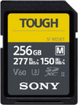 Sony m&auml;lukaart SDXC 256GB M Tough UHS-II C10 U3 V60
