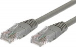 TB Copper patch cord cat. 5e RJ45 UTP 1.5m szary