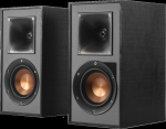 Klipsch Reference R-41PM Powered Bookshelf Speakers, Black, Pair