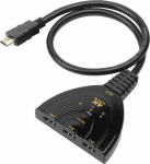Techly 3-Port Switch HDMI 3x1 4K*30Hz Pigtail