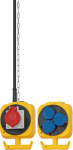 Brennenstuhl 1151960010 - Three Phase - Neoprene - Kunststoff - Schwarz - Blau - Rot - Gelb - 4 AC-Outputs - 5 m - 230/400 V