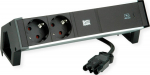 Bachmann DESK 2 ALU - Steckdosenleiste - Wechselstrom 250 V - Eingabe, Eingang GST18i3 - output terminals: 2 (2 x CEE 7/3, 24 pin USB-C)