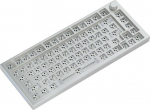 Glorious PC Gaming Race Glorious GMMK Pro White Ice 75% TKL Keyboard - Barebone, ANSI Layout, Silver