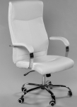 Grafio Juhitool SHELTON 5299, valge kunstnahk PU/ kandev&otilde;ime kuni 130kg/ jalarist metall, kroom
