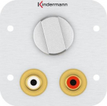 Kindermann Konnect 54 alu - Modular faceplate snap-in
