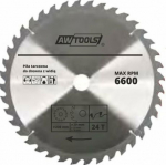 AWTools Saw blade for wood 250 x 30/22/16mm 40z (AW48477)