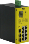 KTI Networks KTI KGS-1064-HP Ind. PoE-Switch DIN-RAIL PoE 2x 100/1000 - 1 Gbps - 10-Port