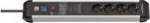 Brennenstuhl 1391010400 - 3 m - indoors - angled - IP20 - Schwarz - Silber - 4 AC-Outputs