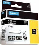 DYMO Rhino Band Vinyl 9mmx5.5m wei&szlig; ->schwarz