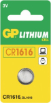 GP Batteries GP Ultra Plus Lithium Cell Battery CR1616, 3V (1-pack)