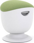 Up Up Seul ergonomic balance stool White, D42 Green fabric