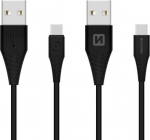 Swissten 71504403 kabel USB USB 3.2 Gen 1 (3.1 Gen 1) 1.5 m USB A USB C Czarny