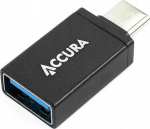 Adapter USB Accura ACC2278 USB-A - USB-C Czarny (ACC2278)