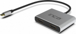 INCA Adapter ITPC-4 Typ C > 2xHDMI 4K30Hz,1xUSB-A,1xUSB-C