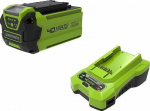 Greenworks 40 V charger kit 2 A + battery 4 Ah GSK40B4