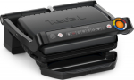 TEFAL OptiGrill + GC717810, Schwarz, Rectangular, Tasten, 600 cm&sup2;, 300 x 200 mm, 1 Zone(n)