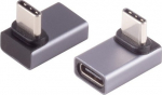 Shiverpeaks USB-C Adapter 4.0 90&deg; Angle above/unten Pro