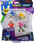 P.M.I. Sonic Prime - 5 Pack - including 1 rare hidden character (S1) Collectible Figures (6.5cm) (Random) (SON2040)