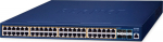 Switch Planet PLANET GS-6311-48P6X network links Managed L3 Gigabit Ethernet (10/100/1000) Staff PoE Niebieski