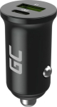 Green Cell Car Charger PowerRide Nano38 38W 6A 1xUSB-C,1xUSB-A