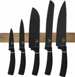 Berlinger Haus ZESTAW 5 KITCHEN KNIVES Z BOARD BERLINGER HAUS BH-2885 MATTE BLACK