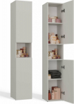 Topeshop BATHROOM CABINET BOOKCASE POST NEL I CASHMERE BEŻ