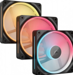 CORSAIR iCUE LINK LX120-R RGB,120mm, Black, 3-pack