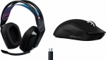 Headphones Logitech G535 LIGHTSPEED Czarne (981-000972) + G PRO X SuperLight 2 (910-006630)