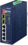 PLANET Industrial 4-Port 100TX+2-Port 100TX SFP IFGS-624PTF