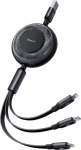 Kabel 3w1 USB do USB-C / Lightning / Micro USB, Mcdodo CA-3570, 1.2m (czarny)