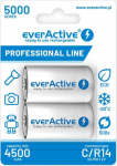 rechargeable batteries C / R14 everActive Ni-MH Ni-MH 5000 mAh Professional line (box 2 szt.)