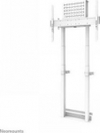 NEOMOUNTS BY NEWSTAR MOTORISED WALL STAND INCL. STORAGE BOX, 10 CM. WHEELS VESA 100X100 UP TO 800X600 WHITE