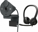 Log Logitech Brio webcam 300 Graphite (960-001436) + H390 (981-000406)