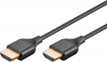 Wentronic Slim HDMI&trade; High Speed Cable 0.5 m, black