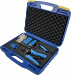 Alantec Tool Set Specialized set of installation tools in a case (tester, knife LSA, crimping, stripper, cutters) (NI059)
